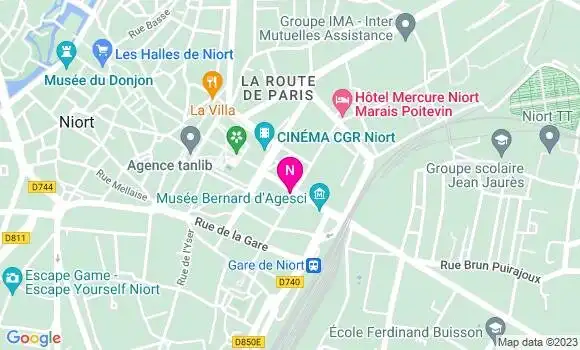 Localisation Mtre Rousseau Pauline
