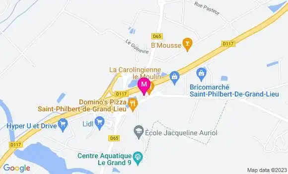 Localisation Mtre Génaudeau Aurélia