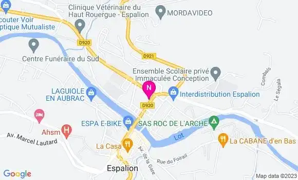 Localisation Mtre Espinasse Marie Christine