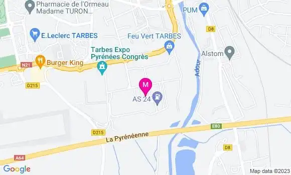 Localisation Mtre Ballabriga Abadie Emma