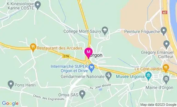 Localisation Mtre Deleschaux Fiona