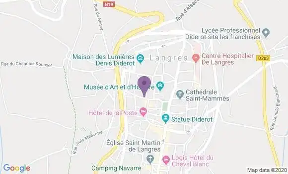 Localisation Mtre Guichard Xavier