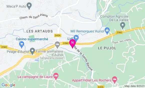Localisation Mtre Aillaud Florence