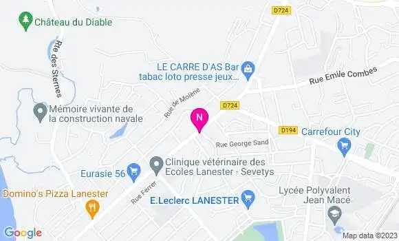 Localisation Mtre Rabaste Simon