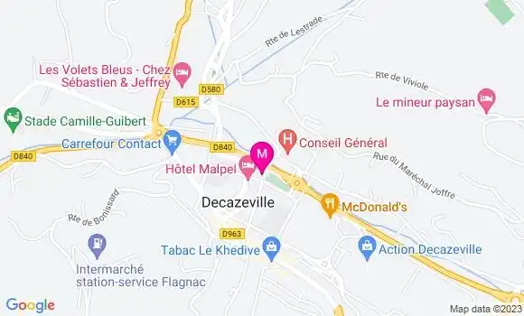Localisation Mtre Couderc Emilie
