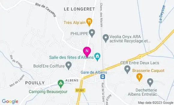 Localisation Mtre Favrin Marie