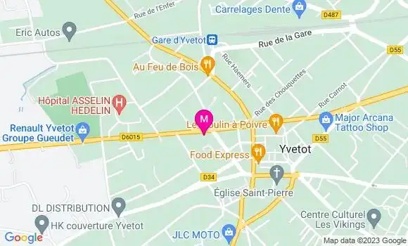 Localisation Mtre Lebon Rachel