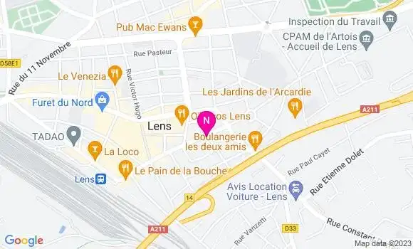 Localisation Mtre Offroy Berrier Bérénice