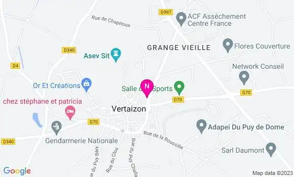 Localisation Mtre Begon Braga Delphine