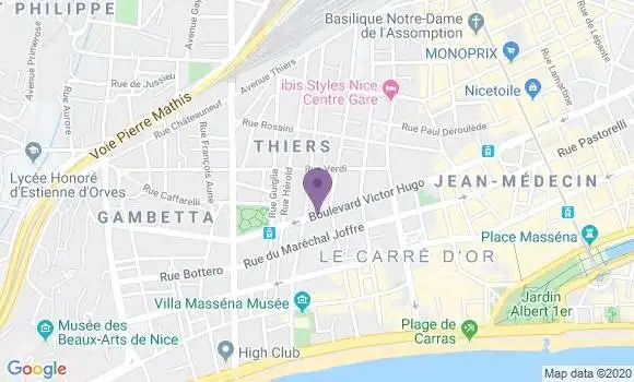 Localisation Mtre Marchio Sophie