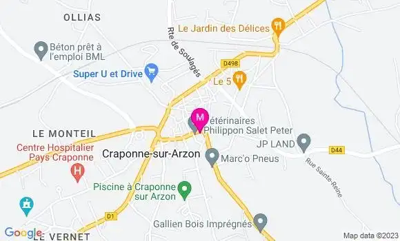Localisation Mtre Grangier François