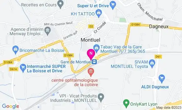 Localisation Mtre Miquey Laurence