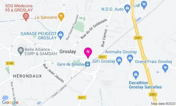 Localisation Mtre Leroux Goidin Julie