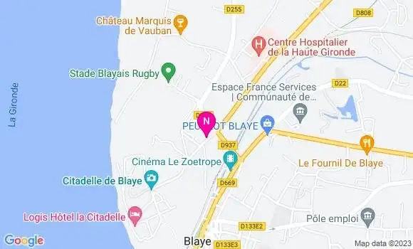 Localisation Mtre Bounaud Quitterie