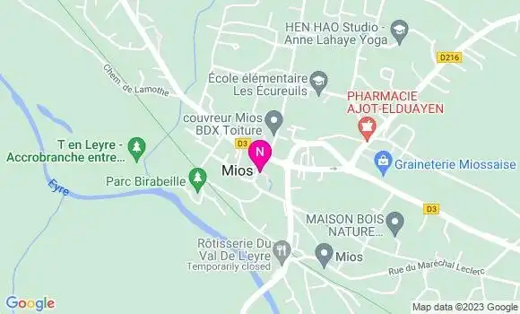 Localisation Mtre Bissarette Tiphaine
