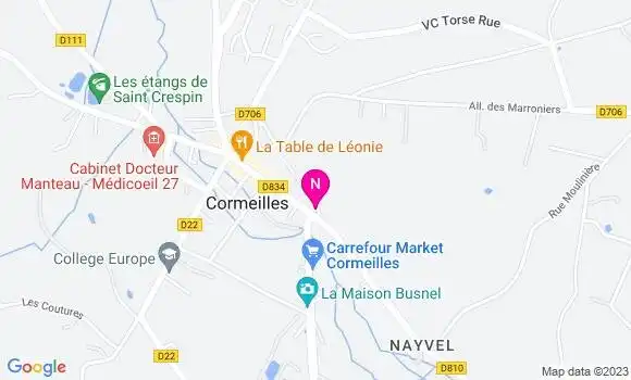 Localisation Mtre Lefrançois Eugénie