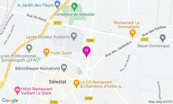 Localisation Mtre Fuchs Richard