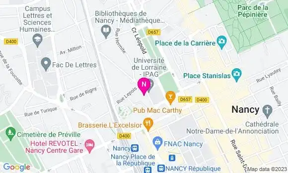 Localisation Mtre Labussière Blandine
