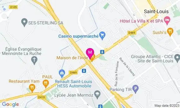 Localisation Mtre Rebattu Caroline