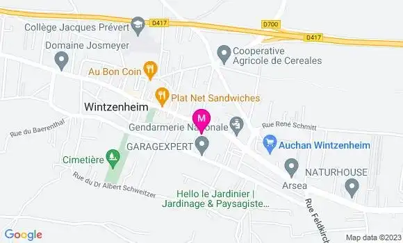 Localisation Mtre Eblin Lisa