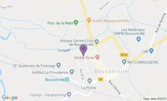 Localisation Mtre Thiriet Emmanuelle