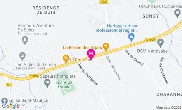 Localisation Mtre Laforest Sarah