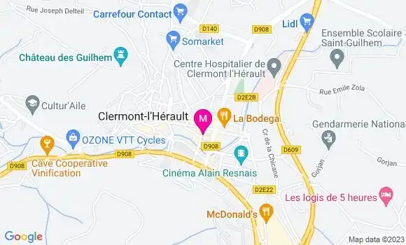 Localisation Mtre Vinas Claire