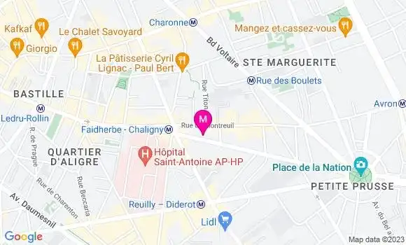 Localisation Mtre Madeline Rachel