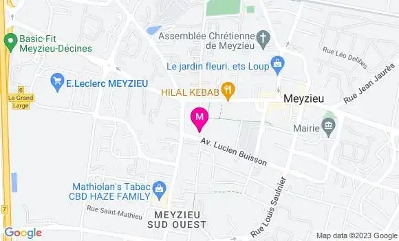 Localisation Mtre Maiffredy Benjamin