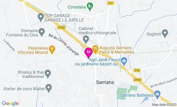 Localisation Mtre Oriano Céline
