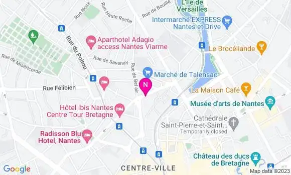 Localisation Mtre Baudu Marie