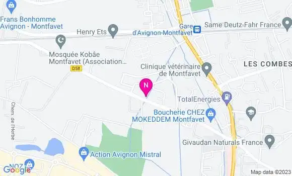 Localisation Mtre Raffanel Kevin