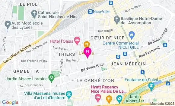 Localisation Mtre Dahan Gislaine