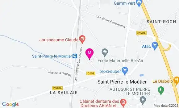 Localisation Mtre Minois Audrey