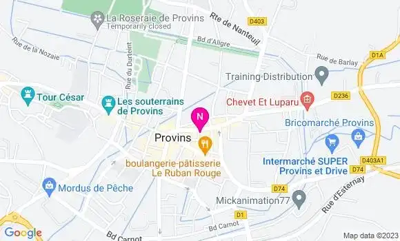 Localisation Mtre Batier Emilie
