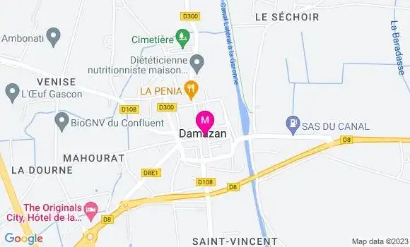 Localisation Mtre Saint Marc Audrey