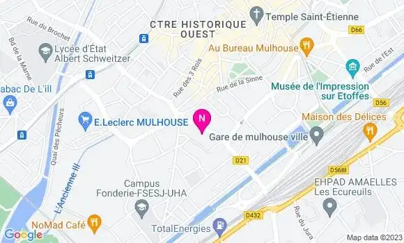 Localisation Mtre Prat Nicolas