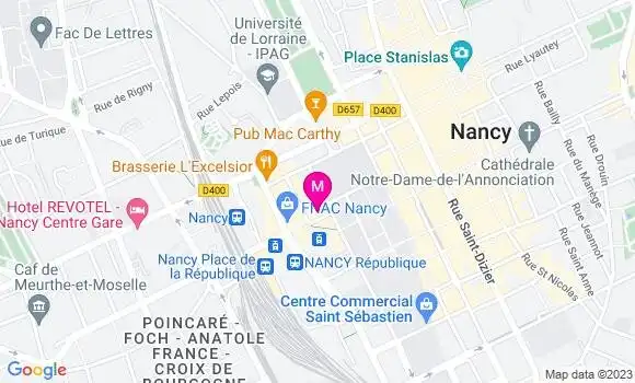Localisation Mtre Weber Corentin