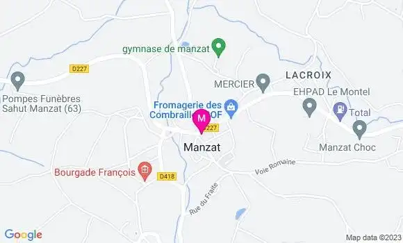 Localisation Mtre Nugeyre Faye Jenny