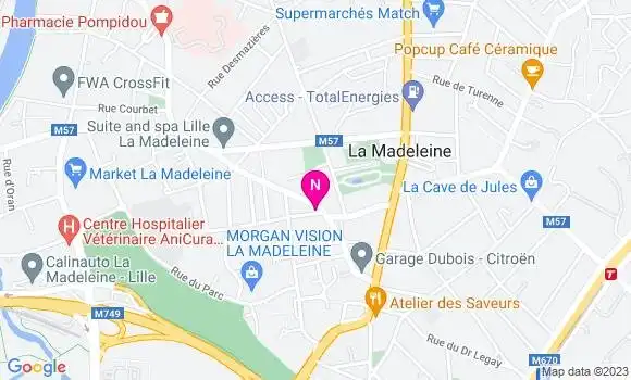 Localisation Mtre Lequint Laurene