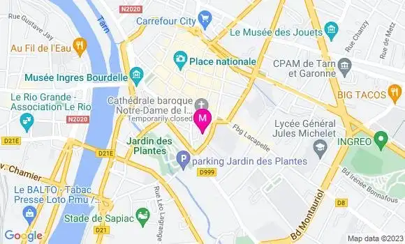 Localisation Mtre Viguier Caroline