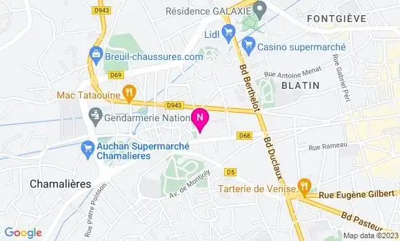 Localisation Mtre Alegre Sylvain