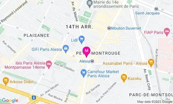Localisation Mtre Demaria Diane