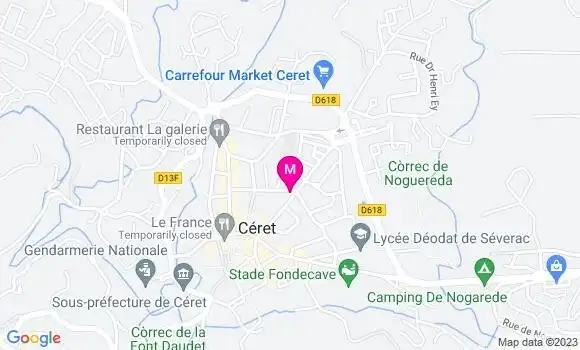 Localisation Mtre Roux Aurélie