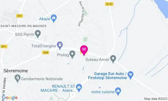 Localisation Mtre Girard Caroline