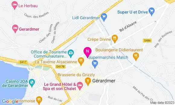 Localisation Mtre Kriner Nadège
