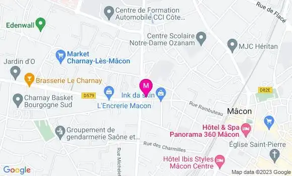 Localisation Mtre Mathieu Perrine