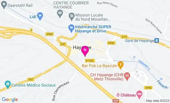 Localisation Mtre Orlandi Deborah