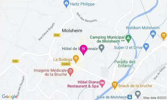 Localisation Mtre Schweitzer Christel