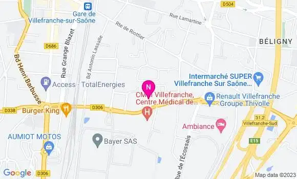 Localisation Mtre Ferrero Pelletier Marion